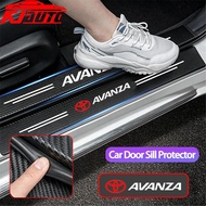 Toyota Avanza Car Door Sill Protector Anti-Scratch Door Threshold Mat Scuff Plate Auto Door Pedal Gu