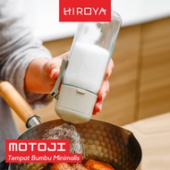 HIROYA - MOTOJI Smart Salt Container Easy Salt Dispenser Bottle Spice Storage Container Evenly Salt 