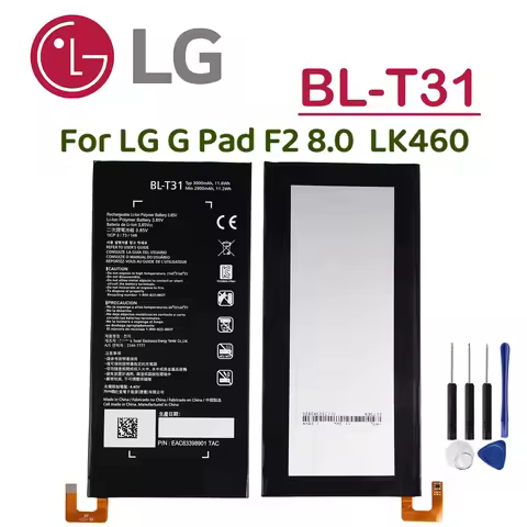 Original Battery For LG BL-T31 For LG G Pad F2 8.0 LK460 for LG-P530L Replacement Battery BL-T31 Mob