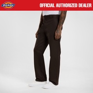DICKIES ORIGINAL BROWN MEN'S CLASSIC WORK PANTS CASUAL CHINO PANTS | 874 DARK BROWN