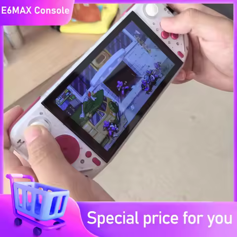 E6MAX 2025 Android Gaming Console 5-Inch HD Touch IPS Screen Dual System Handheld Supports WIFI6