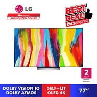 [FREE TV bracket+LG MASK] LG C2 Series OLED77C2PSA 4K Smart SELF-LIT OLED evo TV (77") with AI ThinQ® (2022)