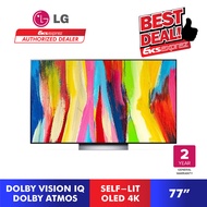 [FREE TV bracket+LG MASK] LG C2 Series OLED77C2PSA 4K Smart SELF-LIT OLED evo TV (77") with AI ThinQ