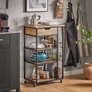 Industrial Vintage Style Kitchen Trolley Cart Kitchen Storage Trolley Serving Trolley