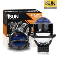 READY STOK iSUN Lampu Projector BiLED ISUN P6070 Double Reflektor FLAT