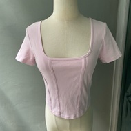 USED Urban Revivo crop T shirt