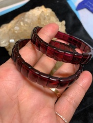 巴西高級紫牙烏石榴石手排9mm