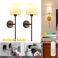 【HOT NEW】 Nordic Recharge Wall Lamp RGB Bulb Removable Wireless Wall Decor For Bedroom Corridor Hall
