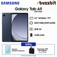 【4GB + 64GB】 Samsung Galaxy Tab A9 LTE (X115) With 15W Adapter & Screen Protector | 8.7 Inch | Andro