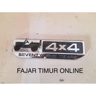 4X4 Jeep Seventy Five Years Emblem 75 Years Anniversary Economical