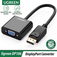 Displayport to VGA cable Ugreen 20415 DP109, supports 1080P@60Hz resolution
