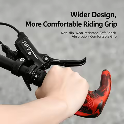 14.25cm Bicycle Bar Ends MTB Mountain Bike Handlebar Grips Horns Shofar Vice Handle Bike Grips Shock