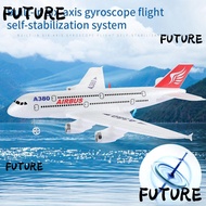 HL-FUTU Remote Control Airplane Fixed Wing 2.4G 2 Channel for Airbus A380 RC Glider