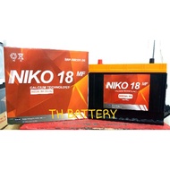 (READY STOCK) CAR BATTERY NIKO 18 MF NS70L - delivery by J&T or DHL