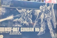 特價 Gundam 魂限 HG MSF-007 Gundam Mk-III Mark III 高達 1/144 Premium Bandai  高達模型 現貨特價一盒