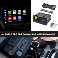 For Mazda 2 3 6 CX-3 CX-5 CX-9 for Apple Carplay Android USB Aux Miata Interface Port Hub Adapter TK