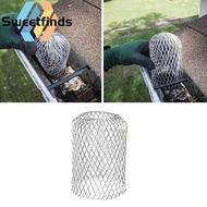 【SWTF】Metal Mesh Gutter Leaf Debris Mud Trap Guards Drain Pipe Cover Downpipe