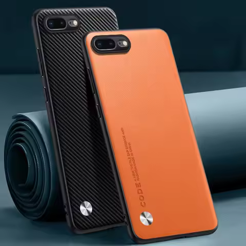 Luxury PU Leather Case For iPhone 7 8 Plus Back Cover Matte Silicone Full Protection Phone Case For 