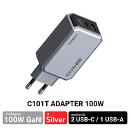 [รับประกัน1ปี] Orsen by Eloop C101T C102T หัวชาร์จเร็ว GaN 100W หัวชาร์จ พกพาสะดวก ชาร์จเร็ว PD QC P