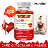 Fearathe CoQ10 200 Mg Supplement - Benefits Heart and Cardiovascular Health and Energy Production