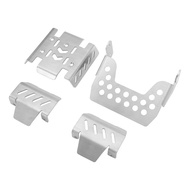 For MJX Hyper go 1/8 H8P Simulation Ford Wrangler Metal Armor Chassis Armor LY199 Upgrade Guard Boar