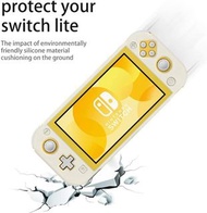 全新任天堂Switch Lite 矽膠保護套送9H鋼化玻璃膜 Brand New Nintendo Switch Lite Silicone Case Protective Cover Case with 9H Tempered Glass Screen Protector