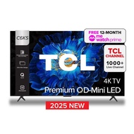NEW 2025 | TCL C6KS Premium QDMini LED 4K TV | 55 65 75INCH| High HDR Brightness | AiPQ Processor |2