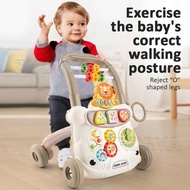 Multifunctional Baby Walker Anti-Tipping Anti-Slip Walker, Anti-Ringing Baby Walker Push Walker Baby