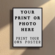 custom art prints, personalized canvas poster prints, printing services, 21x30 30x40 40x50 40x60 50x