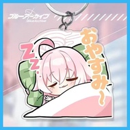 Keychain Blue Archive Acrylic Takanashi Hoshino Sunaokami Shiroko SorasakiHina Izayoi Nonomi AnimeCh