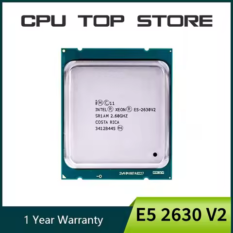 Intel Xeon E5 2630 V2 Processor 2.6GHz LGA 2011 Server CPU