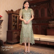 Sage Green Party Dress BIG size