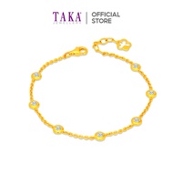 TB9 TAKA Jewellery Starlit Dots Diamond Bracelet 18K Gold