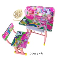 Meja Belajar Kanak Kanak | Study Table Dan Kursi  Cartoon | Meja Belajar Budak Kartun BEST