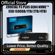 Crucial P3 Plus PCIe 4.0 3D NAND NVMe M.2 SSD ( 1TB/ 2TB / 4TB )/Internal SSD PC / laptop SSD Disk D