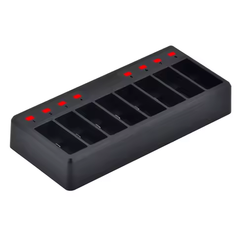 Fast Charging 8-slot Charger For Gopro Hero 12 Type-C Smart Action Camera Battery Charger For go pro