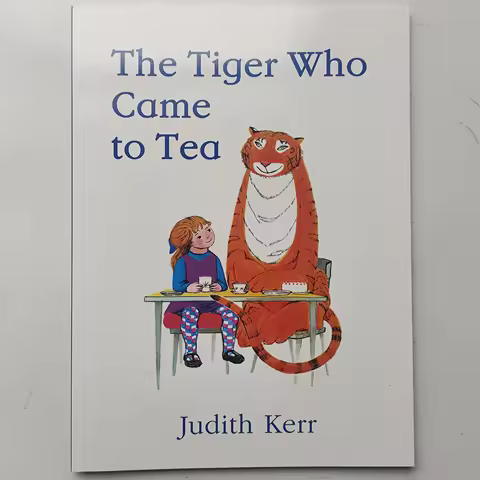 The Tiger Who Came to Tea Early Educational English Picture Short Story Book For Baby Kids Bedtime R
