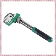(WBNC) Plumbers Wrench F-Type Pipe Vise Wrench Multi-Functional Speed Wrench with Extension Right An