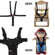 GESH 5 Point Buggy Harness Exquisite Car Safety Chair Accessories