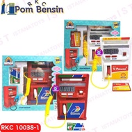 Mainan Anak SPBU Mini - Smol Play It Real Pom Bensin Lampu &amp; Suara RKC