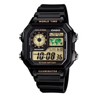 [100% ORIGINAL] CASIO AE-1200WH-1B WORLD MAP 1 YEAR WARRANTY