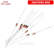 Chip ICIC100PCS 1W 6.2V 1N4735A 1N4735 DO-41 Zener diode