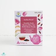 Salana ศาลานา ชาข้าวกล้อง แอนโทพลัส สูตรกุหลาบ มีแอนโทไซยานิน Antho-Plus Double Dark Brown Rice Tea