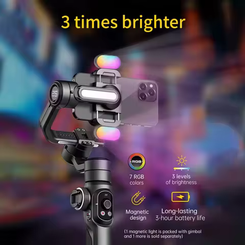 Aochuan Smart S2 Smart Gimbal Stabiliser for Smartphone Professional Industry-Standard 3-Axis Phone 