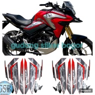 MERAH Red cb150x 2025 motorcycle sticker