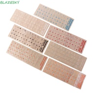 BLAZESKY Keyboard Letter Sticker Notebook Hebrew Korean Dust Protection Russian Film English Languag