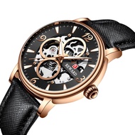 Reward business leather strap men's mechanical watch