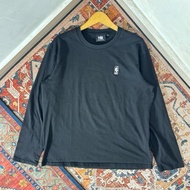 BLACK NBA LONGSLEEVE T-SHIRT