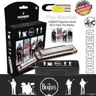 Hohner® The Beatles ฮาร์โมนิก้า 10 ช่อง คีย์ C รุ่นพิเศษ วงลาย The Beatles + แถมฟรีเคสลาย The Beatles ** Limited Edition