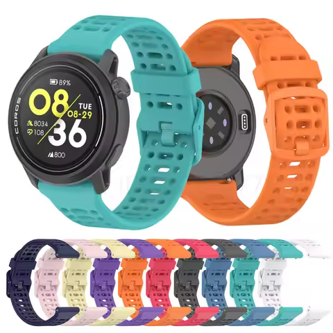 Silicone Watch Strap For COROS PACE 3/APEX 46mm/APEX Pro Band For COROS APEX 2 Pro Breathable Sport 